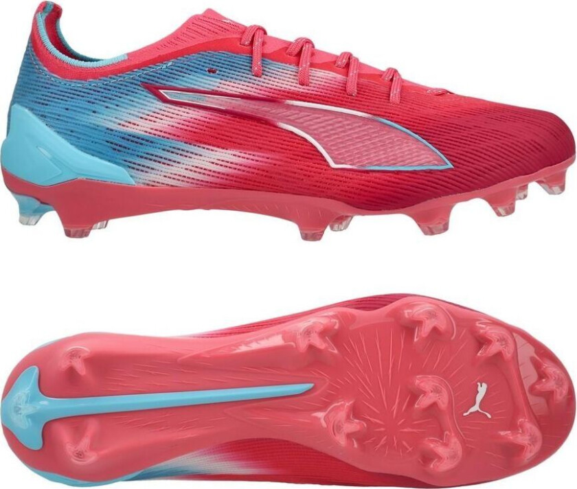 Ultra 6 Ultimate FG Re-charge - Hero Blå/Sunset Pink/Garnet Rose - Gress (FG), størrelse 46½