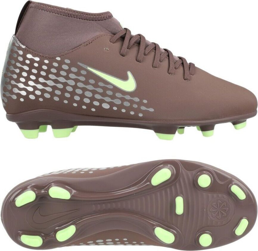 Mercurial Superfly 10 Club MG Mbappé Personal Edition - Plum Eclipse/Metallisk sølv Barn - Multi Ground (MG), størrelse 32