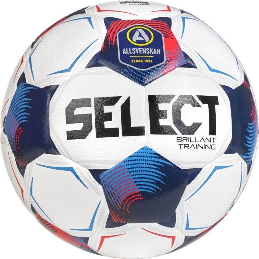 Fotball Brillant Training V26 Allsvenskan - Hvit/rød, størrelse Ball SZ. 4