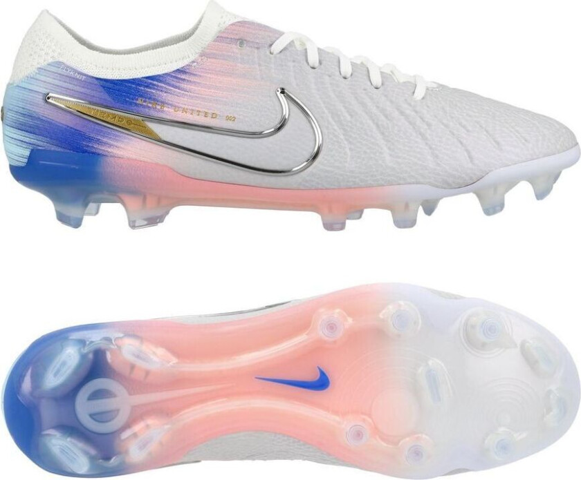 Tiempo Legend 10 Elite FG United - Vast Grey/Blå - Gress (FG), størrelse 42