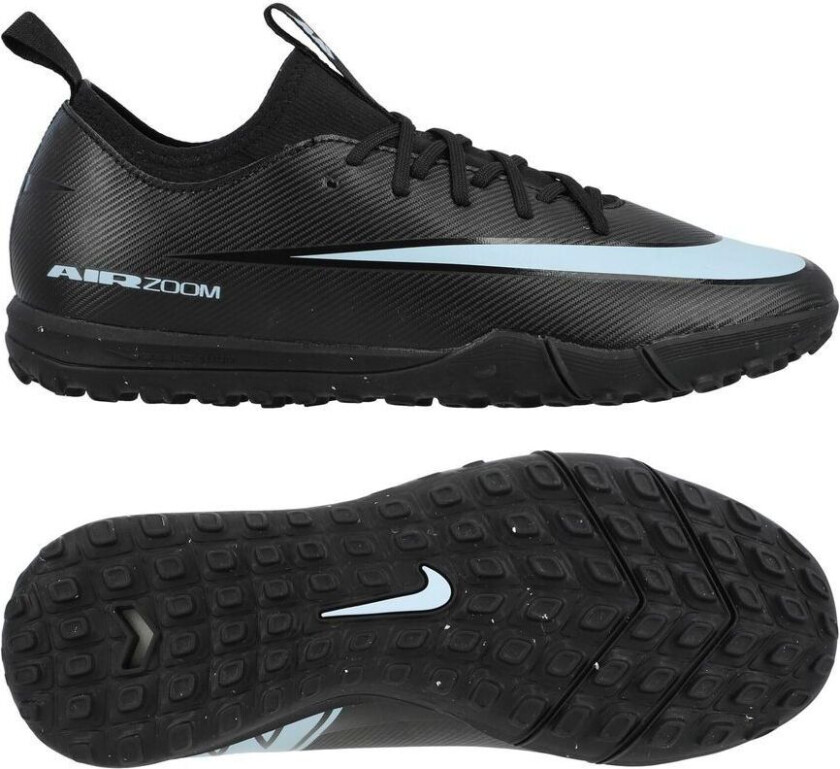 Air Zoom Mercurial Vapor 16 Academy TF Shadow - Svart/Isblå Barn - Turf (TF), størrelse 34