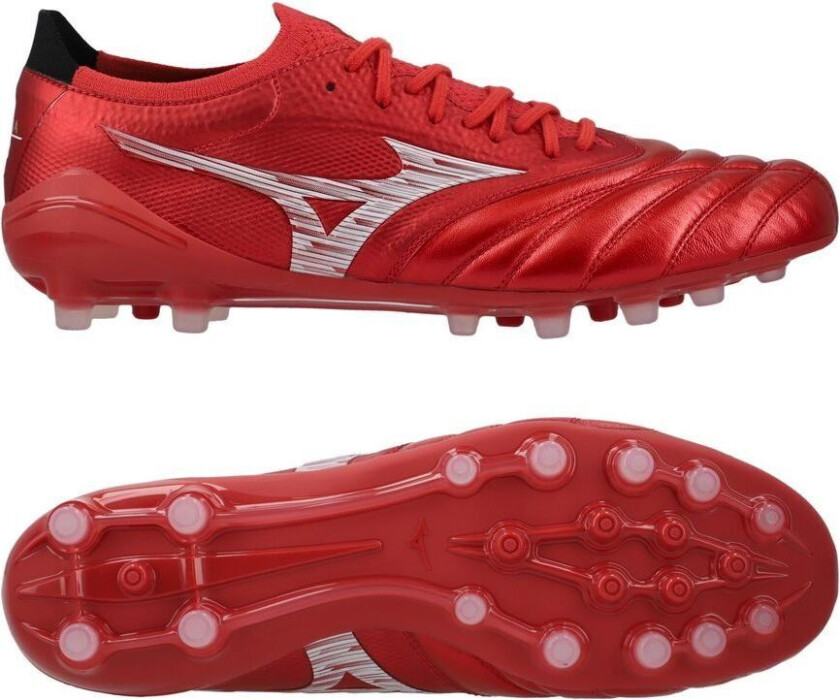 Morelia Neo IV Beta Made in Japan AG Ruby Red - Rød/Hvit/Svart - Kunstgress (AG), størrelse 38