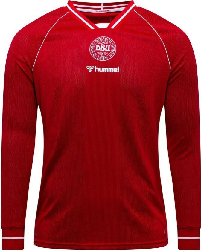 Danmark Hjemmedrakt 2026/27 Pro Player Edition Langermet - Hummel, størrelse Small