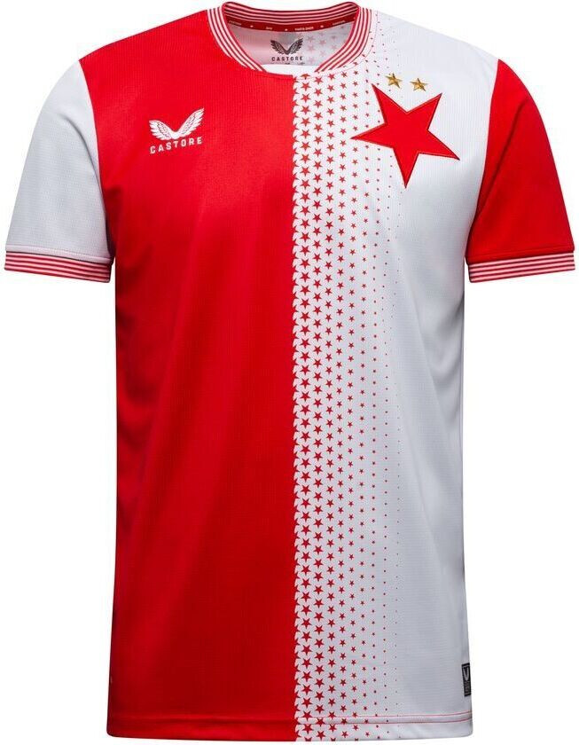 Slavia Prag Hjemmedrakt 2025/26 - Castore, størrelse Medium