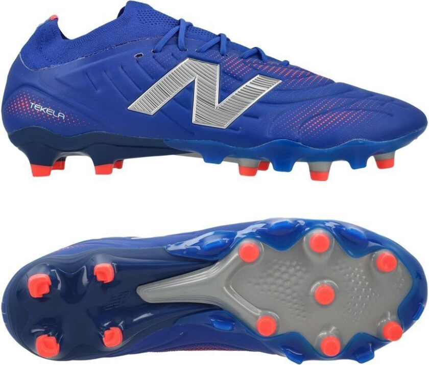 Tekela V5 Pro Low Cut FG Cause & Effect - Blå - Gress (FG), størrelse 44