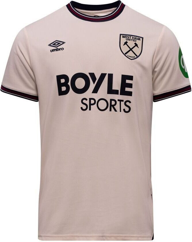 West Ham Bortedrakt 2025/26 - Castore, størrelse Small