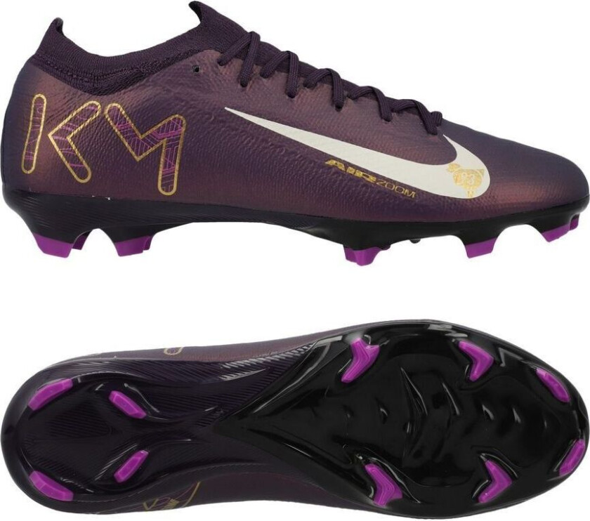 Air Zoom Mercurial Vapor 16 Pro FG Mbappé Personal Edition - Lilla/Hvit - Gress (FG), størrelse 44
