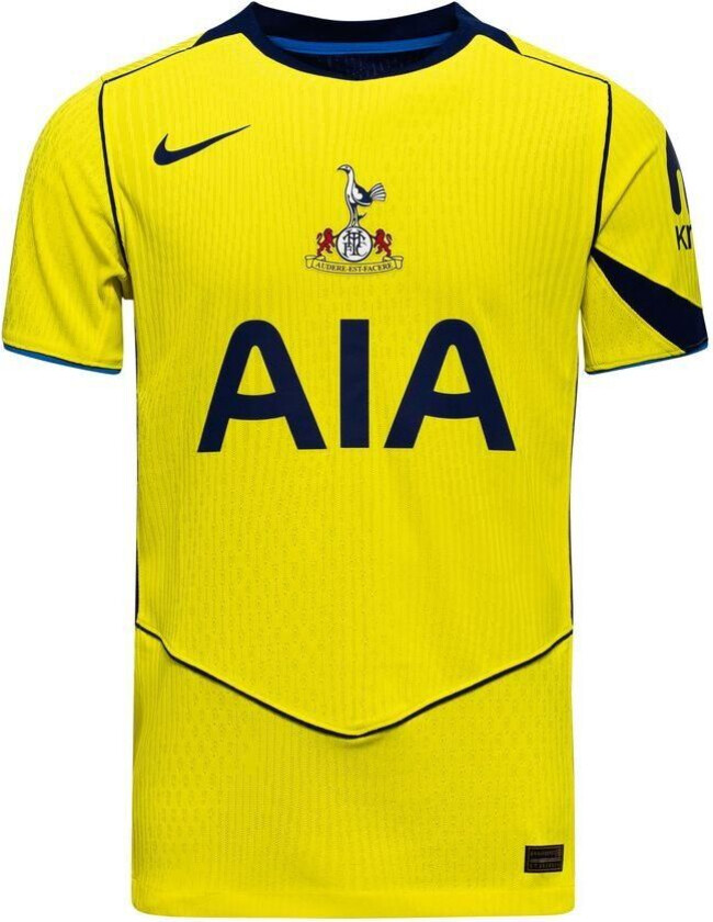 Tottenham Tredjedrakt 2025/26 Vapor - Nike, størrelse Small