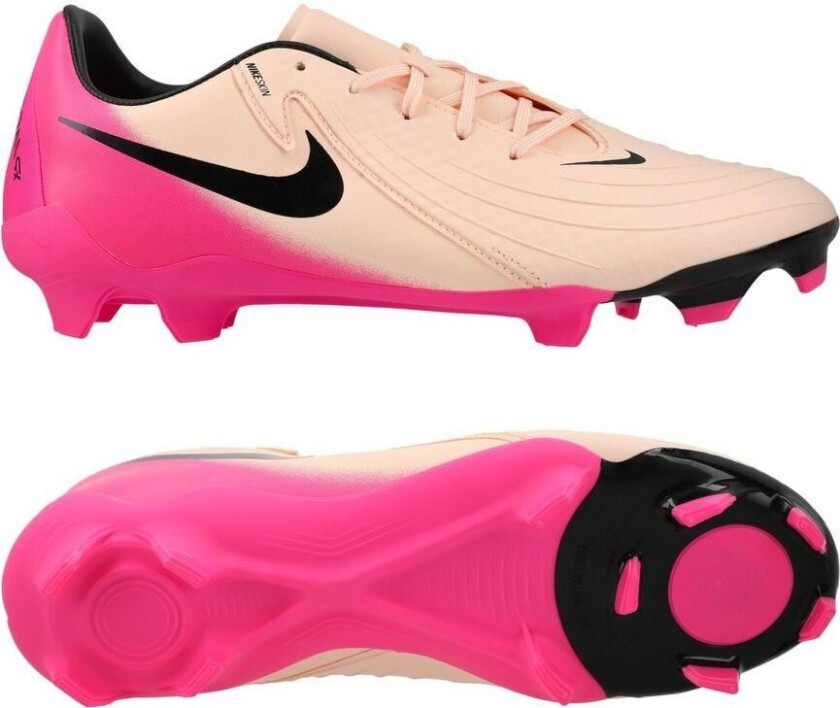 Phantom GX II Academy MG Prism - Rød/Svart/Rosa - Multi Ground (MG), størrelse 38½