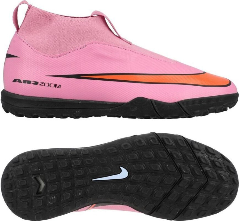 Air Zoom Mercurial Superfly 10 Academy Tf Scary Good - Magisk Flamingo/svart/oransje Barn - Turf (Tf), størrelse 33
