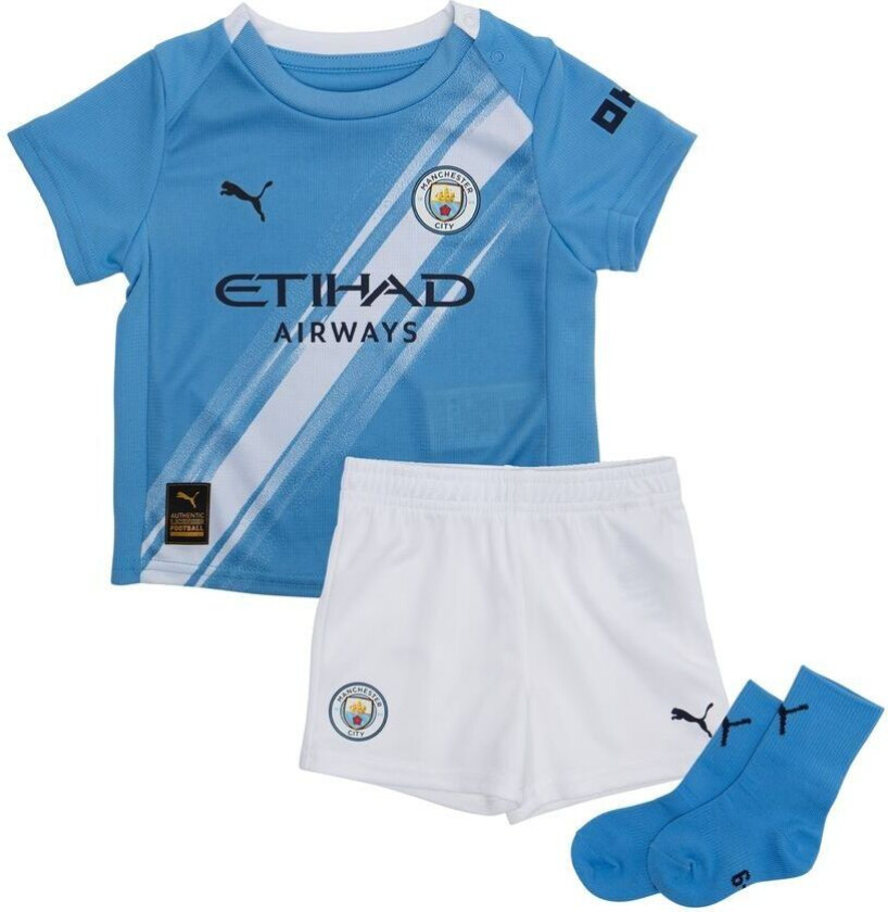 Manchester City Hjemmedrakt 2025/26 Babysett Barn - PUMA, størrelse 68 cm