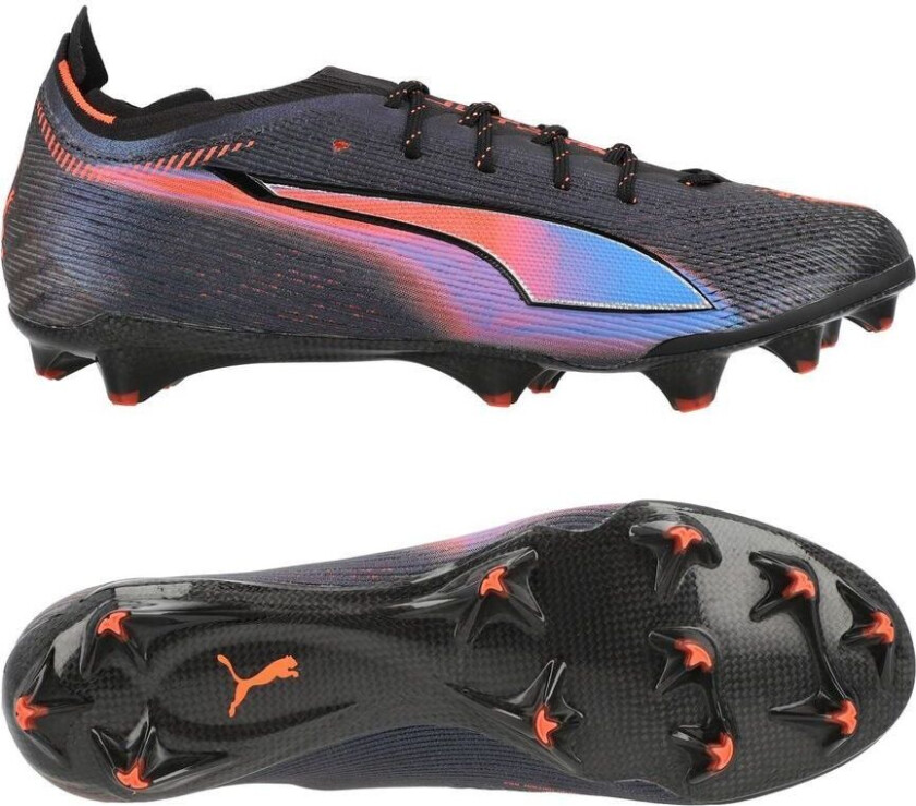Ultra 6 Carbon FG Relentless - Svart/rød LIMITED EDITION - Gress (FG), størrelse 42½