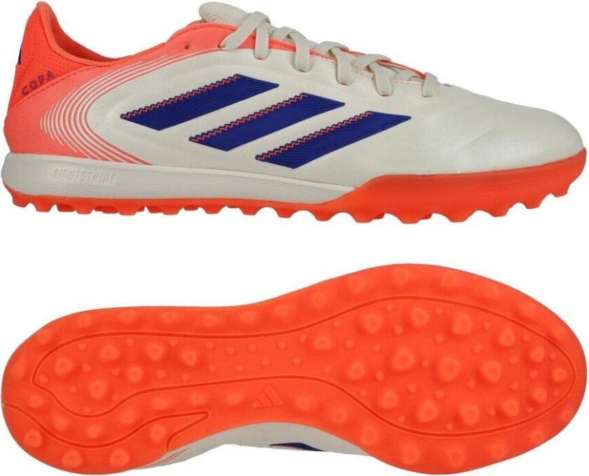 Copa Pure Pro Iii Tf Coral Blaze - Off White/lucid Blue/oransje - Turf (Tf), størrelse 43⅓
