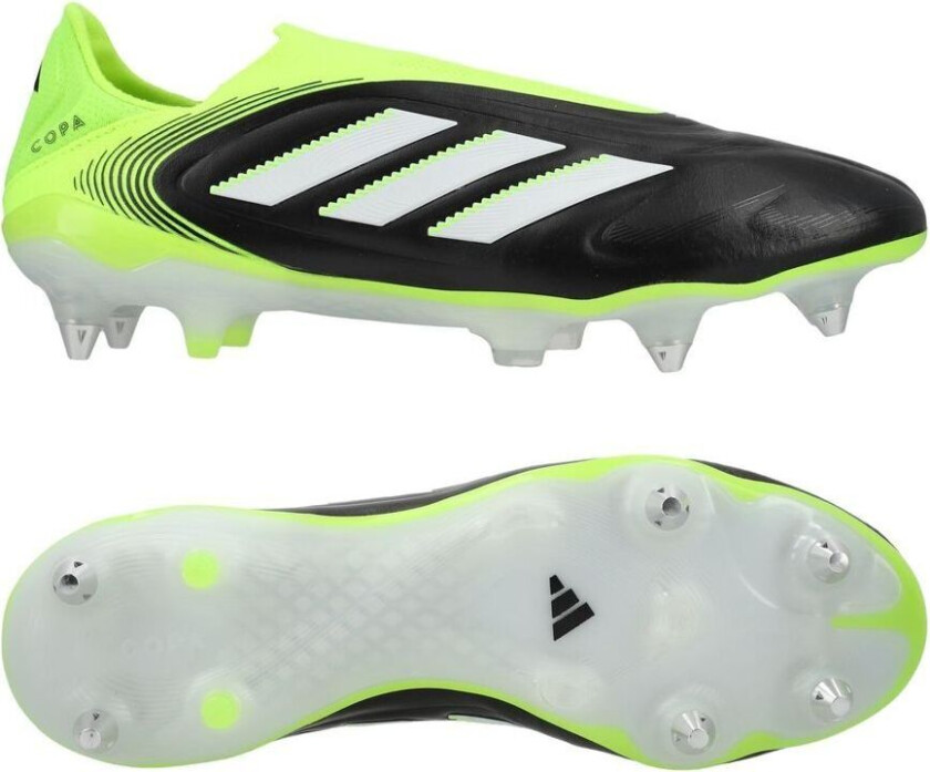 Copa Pure Elite III Laceless SG Radiant Blaze - Svart/Fottøy Hvit/Sitron - Vått gress (SG), størrelse 42⅔