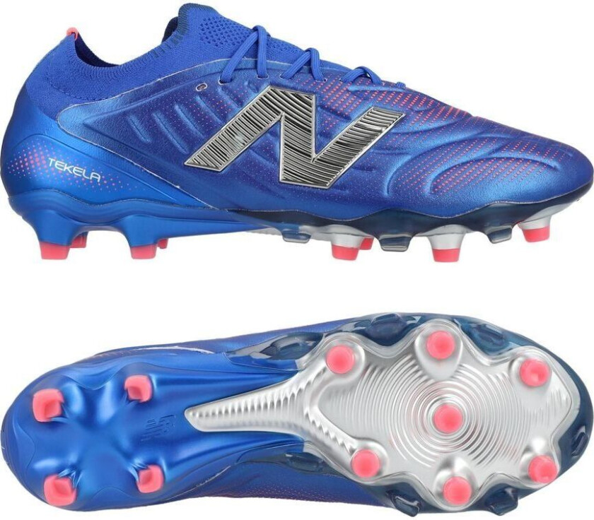 Tekela V5 Elite Low Cut FG Cause & Effect - Blå - Gress (FG), størrelse 42½