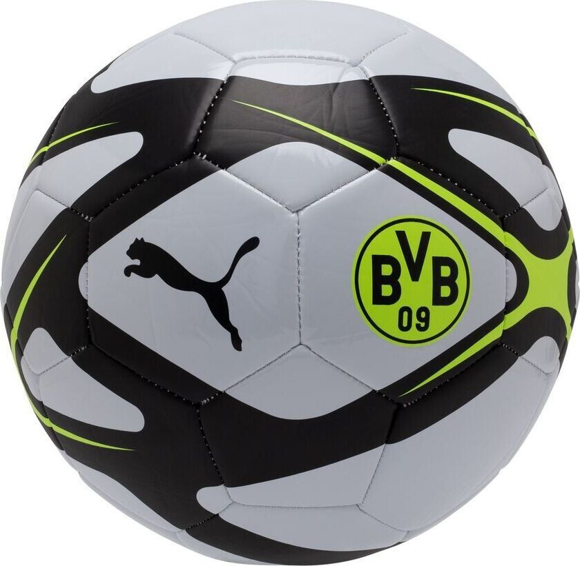 Dortmund Fotball Culture - Sølv Metallisk/PUMA Svart, størrelse Ball SZ. 5