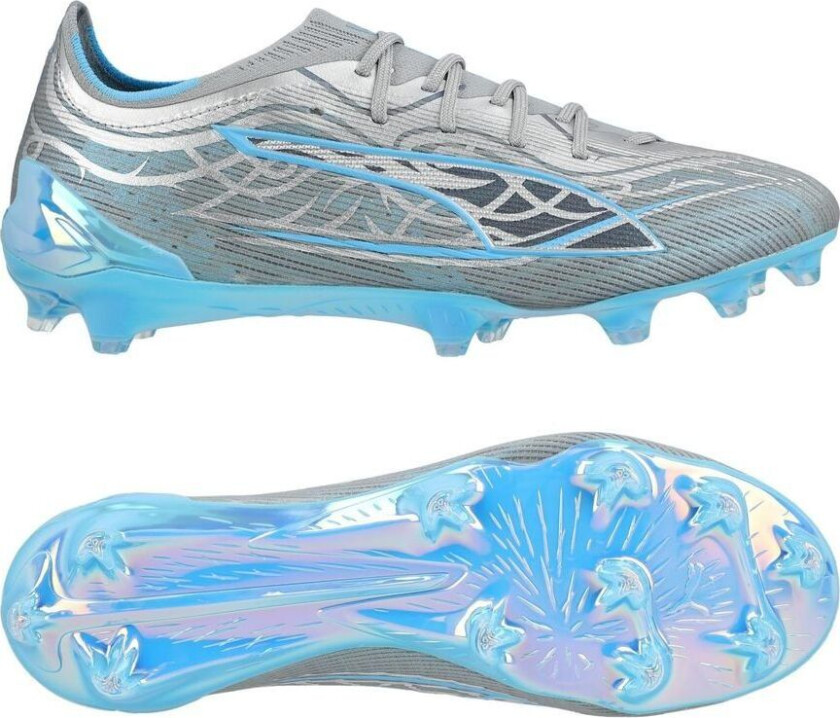 X Unisport Ultra 6 Ultimate FG Vikings - Grå/Grå/Blå LIMITED EDITION - Gress (FG), størrelse 44