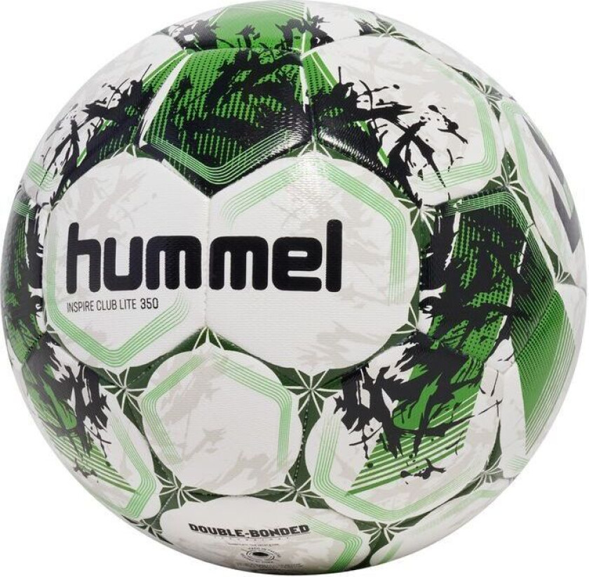 Fotball Inspire Club Lite 350 FB - Hvit/Grønn/Neon Grønn, størrelse Ball SZ. 4