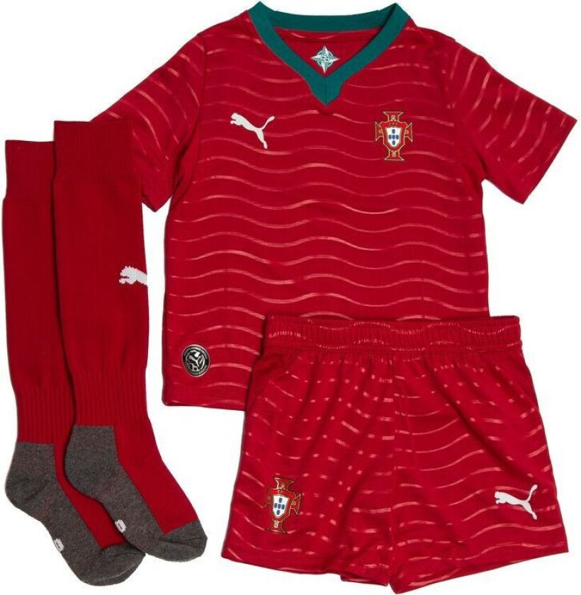 Portugal Hjemmedrakt World Cup 2026 Mini-kit Barn - PUMA, størrelse 104 cm