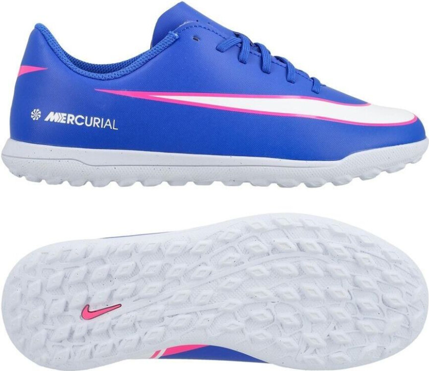Mercurial Vapor 16 Club TF Attack - Blå/Svart Barn - Turf (TF), størrelse 36