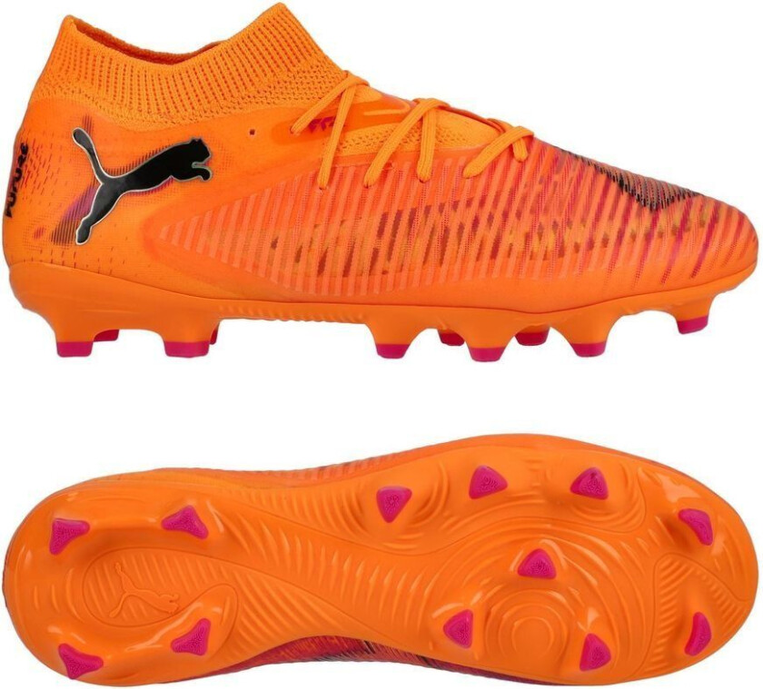 Future 8 Pro Fg/ag Hot Pursuit - Varmebrann/ Svart/ravish Barn, størrelse 38½