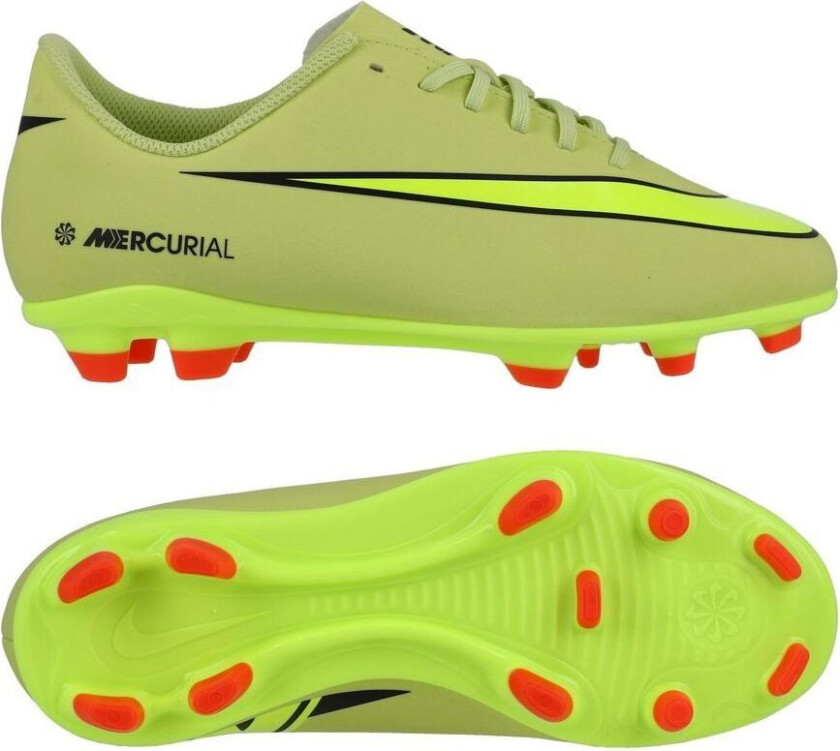 Mercurial Vapor 16 Club MG Max Voltage - Gønn/Volt/Hyper Crimson Barn - Multi Ground (MG), størrelse 38