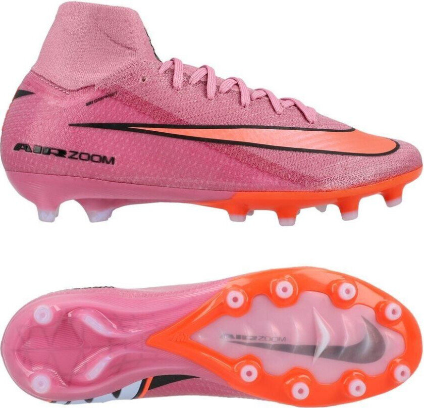 Air Zoom Mercurial Superfly 10 Elite Ag-pro Scary Good - Magisk Flamingo/svart/oransje - Kunstgress (Ag), størrelse 44