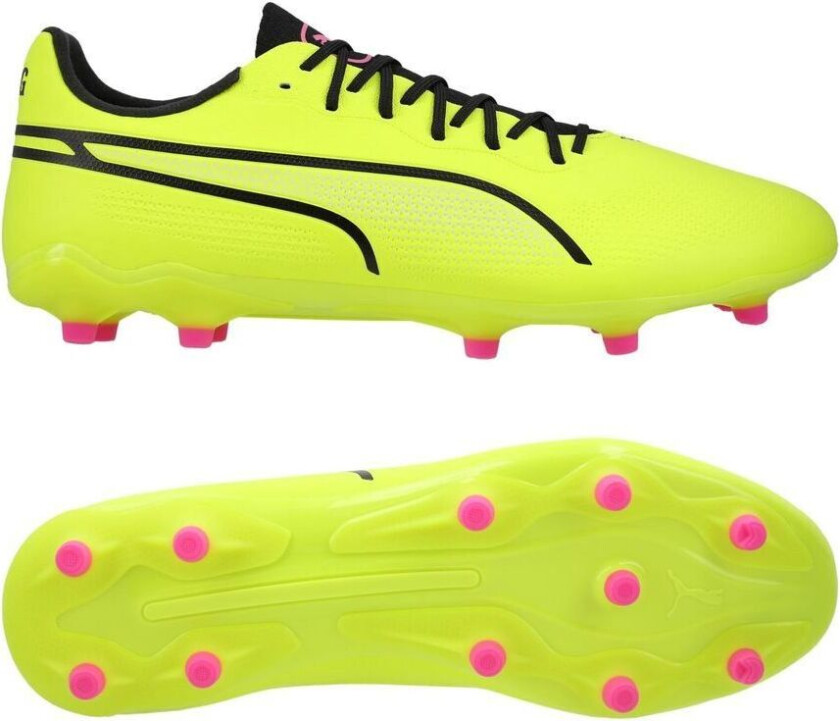 King Pro Fg/ag Phenomenal - Electric Lime/ Svart/poison Pink Kvinner, størrelse 38