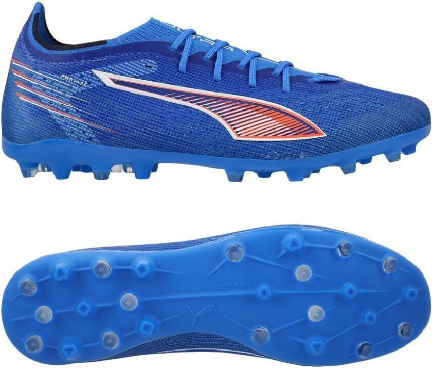 Ultra 6 Pro MG Untamed - Ultra Blue/ White/rød - Multi Ground (MG), størrelse 40½