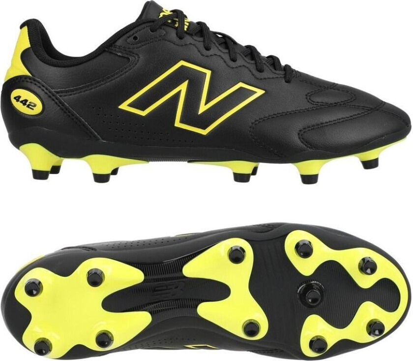 442 V3 Team Fg Live Wire - Svart/gul - Gress (Fg), størrelse 42½