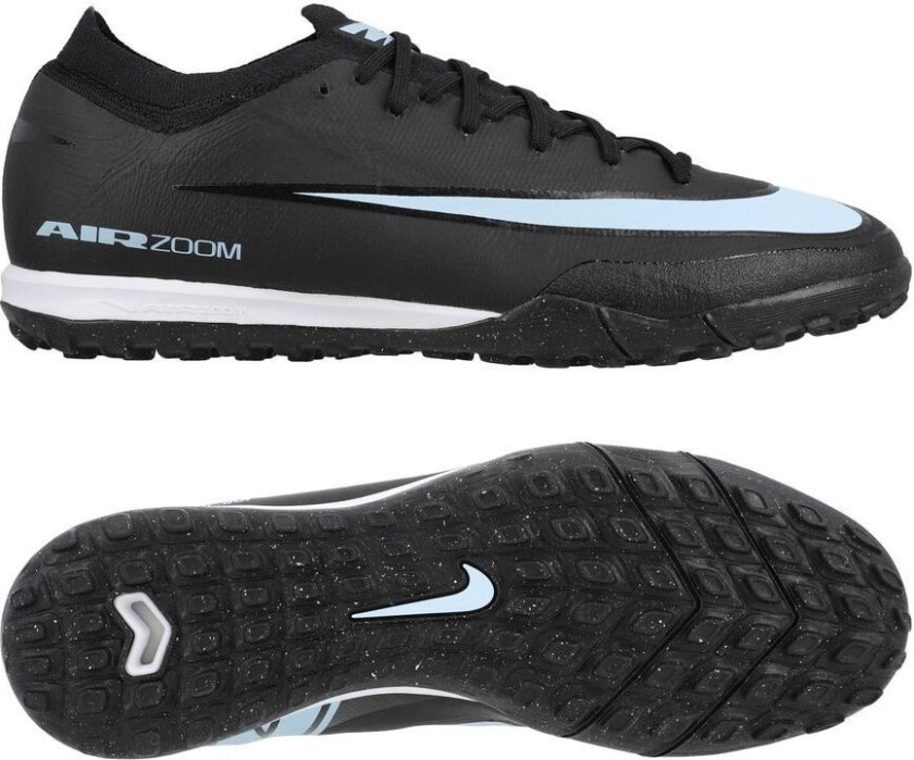 Air Zoom Mercurial Vapor 16 Pro TF Shadow - Svart/Isblå - Turf (TF), størrelse 42½