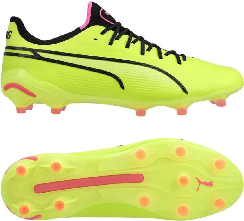 King Ultimate Fg/ag Phenomenal - Electric Lime/ Svart/poison Pink Kvinner, størrelse 35½