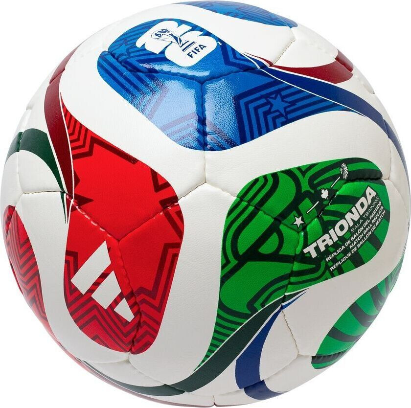 Fotball Trionda Training Sala World Cup 2026 - Hvit/Blå/Rød, størrelse Ball SZ. Futsal