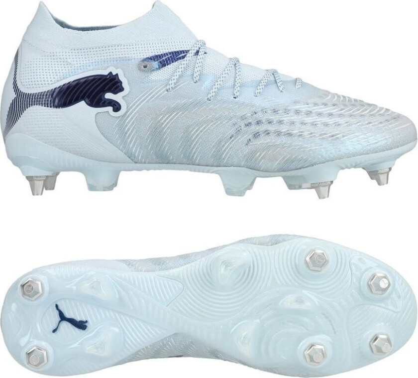 Future 9 Ultimate SG Dreamrush - Isblå/Blue Jewel - Vått gress (SG), størrelse 42
