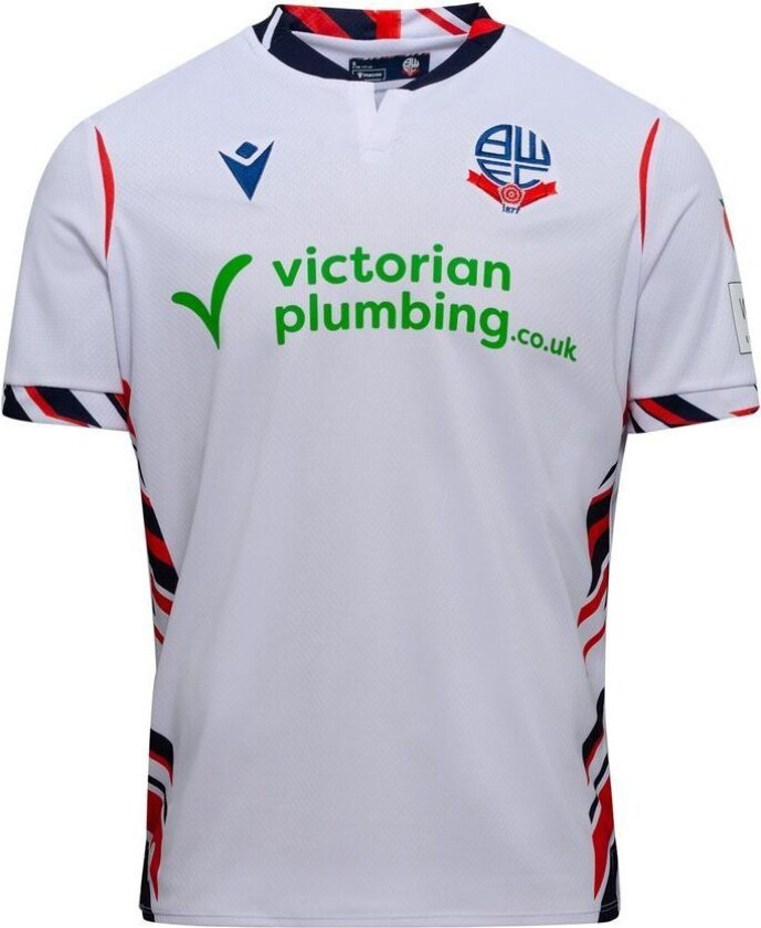 Bolton Wanderers Hjemmedrakt 2025/26 - Macron, størrelse Medium