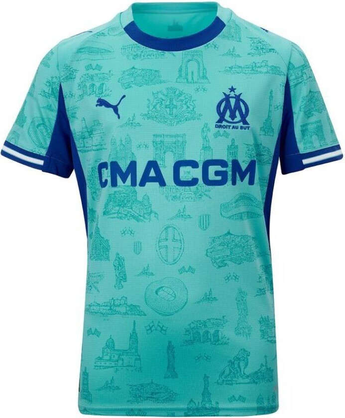 Marseille 4. Keeperdrakt 2025/26 Barn - PUMA, størrelse 140 cm