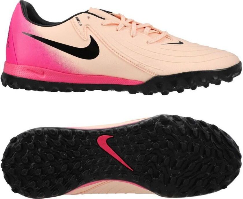 Phantom GX II Academy TF Prism - Rød/Svart/Rosa - Turf (TF), størrelse 46