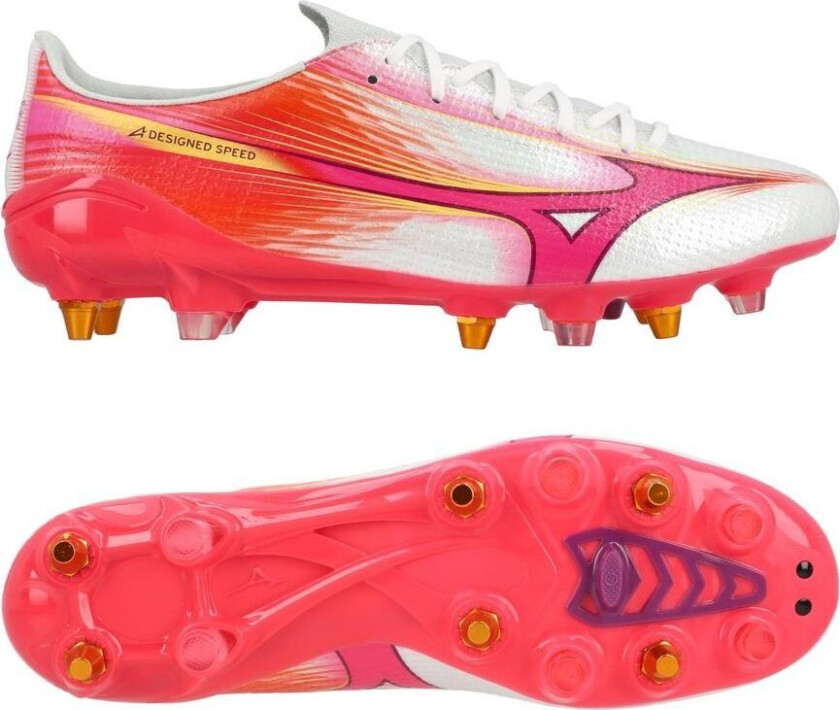 Alpha Iii Made In Japan Sg Blazing Flair - Hvit/rosa - Vått Gress (Sg), størrelse 45