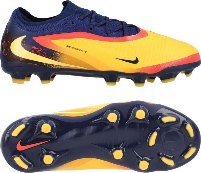 Phantom 6 Pro Low Cut MG Erling Haaland Personal Edition - Laser Oransje/Gul/Blå Barn - Multi Ground (MG), størrelse 33½