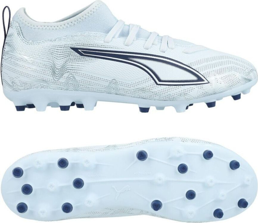 Ultra 6 Match MG Dreamrush - Isblå/ White/Blue Jewel Barn - Multi Ground (MG), størrelse 36