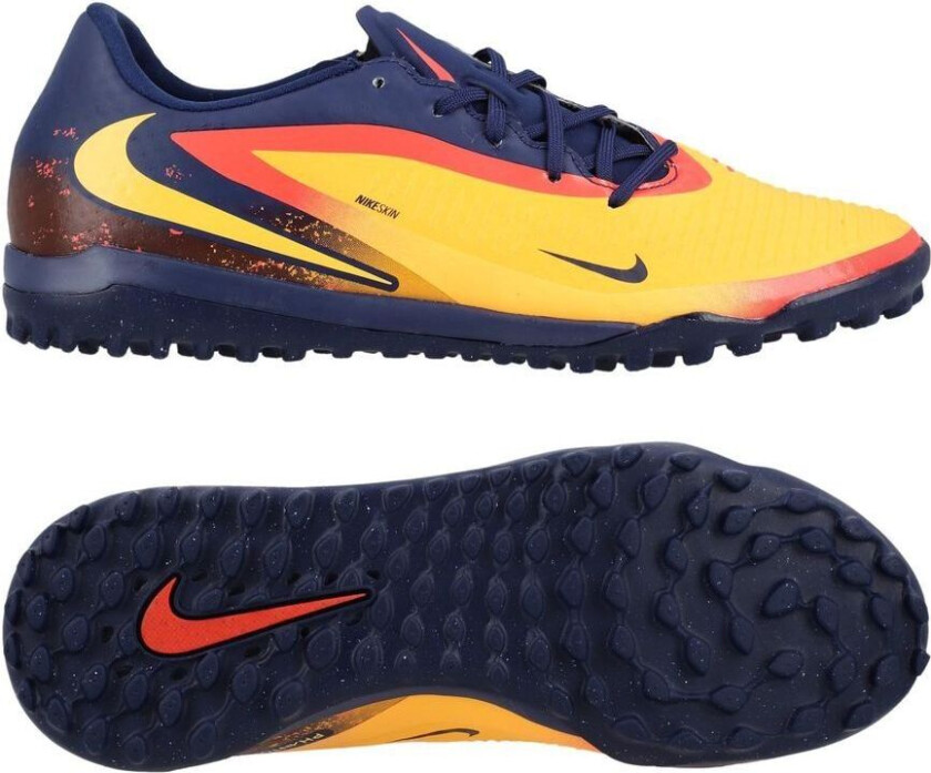 Phantom 6 Academy Low Cut TF Erling Haaland Personal Edition - Laser Oransje/Gul/Blå - Turf (TF), størrelse 45½