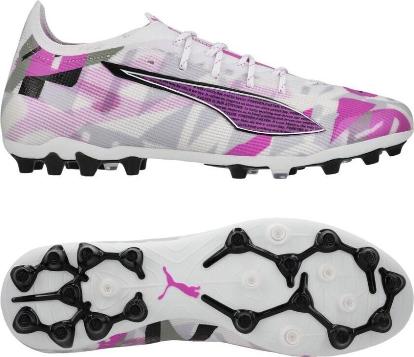 Ultra 5 Ultimate MG Forever - White/Ren magenta/Grå/ Svart LIMITED EDITION - Multi Ground (MG), størrelse 40½