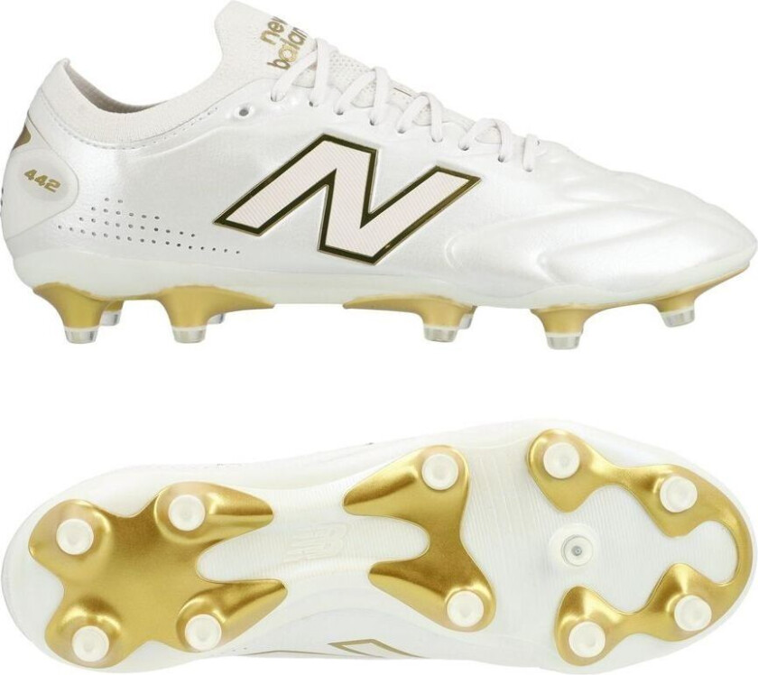 442 V3 Elite Knit Fg First Edition - Hvit/metallisk Gull Limited Edition - Gress (Fg), størrelse 42½