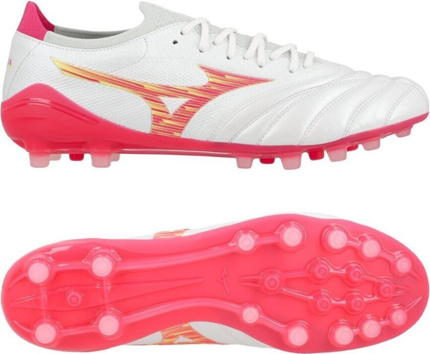 Morelia Neo Iv Beta Made In Japan Ag Blazing Flair - Hvit/rosa/rosa - Kunstgress (Ag), størrelse 44½