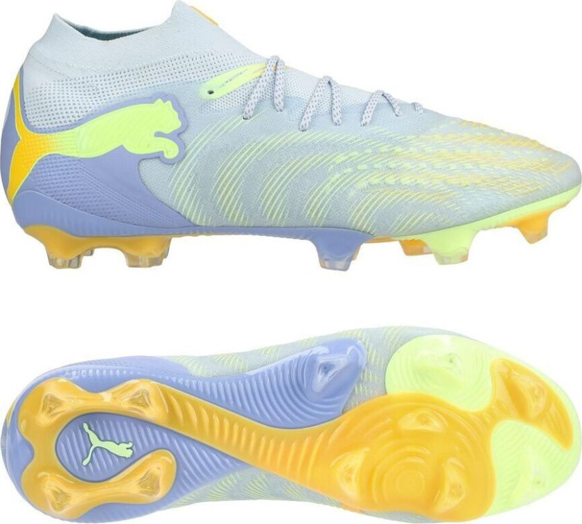 Future 9 Ultimate FG Light Up - Grønn/Isblå/lavendel Kvinner - Gress (FG), størrelse 38