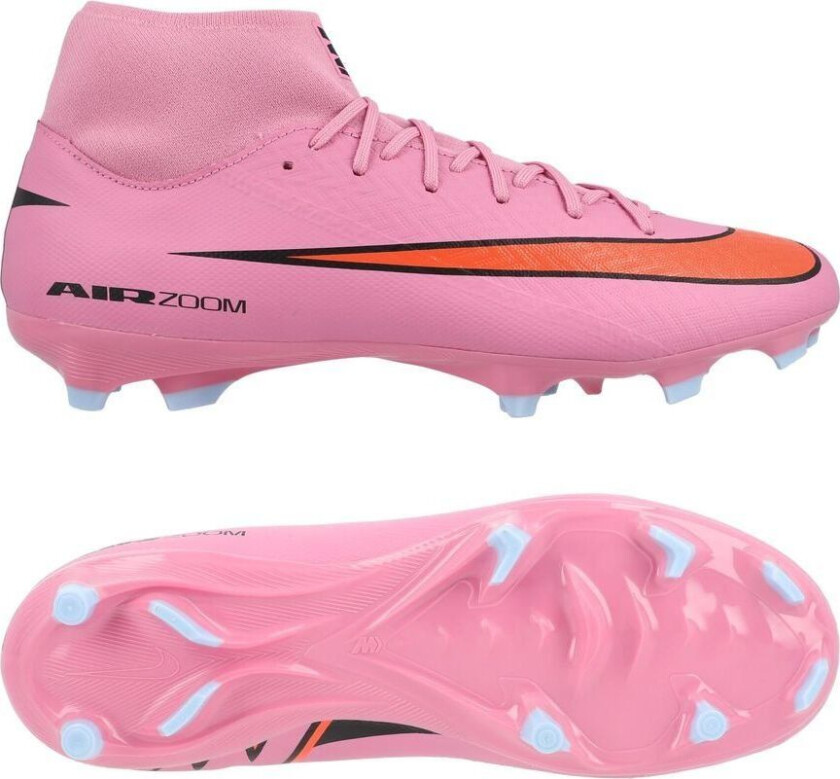 Air Zoom Mercurial Superfly 10 Academy Mg Scary Good - Magisk Flamingo/svart/oransje - Multi Ground (Mg), størrelse 44½