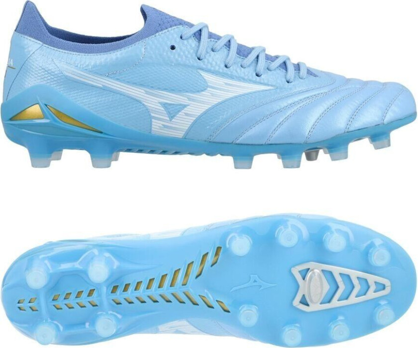 Morelia Neo IV Beta Elite FG Unity Sky - Pastellblå/Hvit/Blå - Gress (FG), størrelse 44