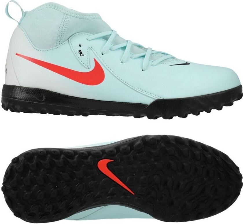 Phantom Luna II Academy TF Mad Energy - Turkis/rød/Rød Barn - Turf (TF), størrelse 33