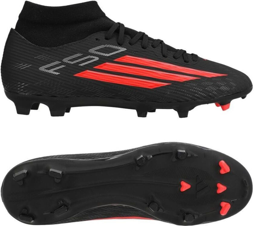 F50 League Mid Fg/ag Immortal Dna - Svart/lucid Red, størrelse 44