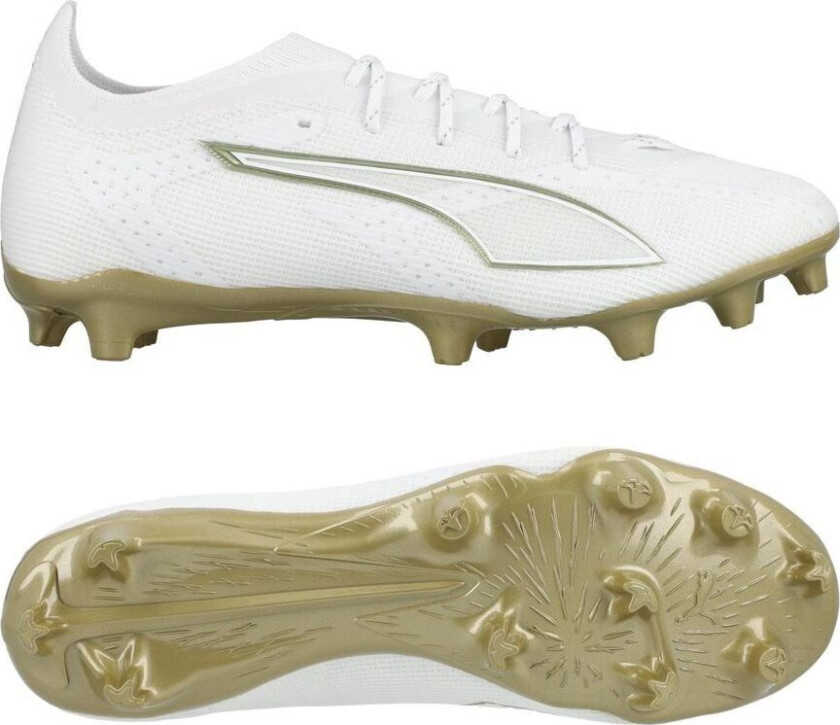 Ultra 6 Pro Fg/ag White Gold - White/metallisk Gull/ Svart, størrelse 43